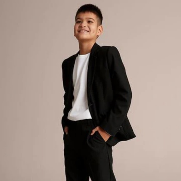 Michael Kors Boy’s Blazer Black Formal Back to school Sz 12R - Picture 2 of 14